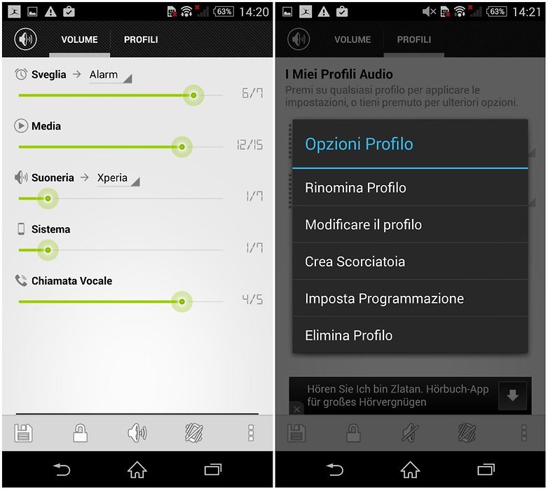 audio manager app