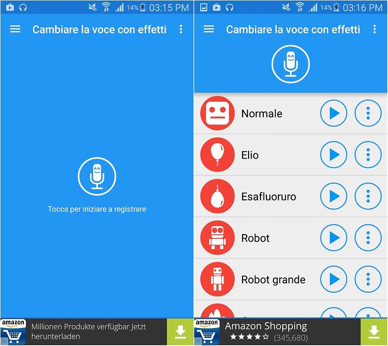 cambiare voce effetti