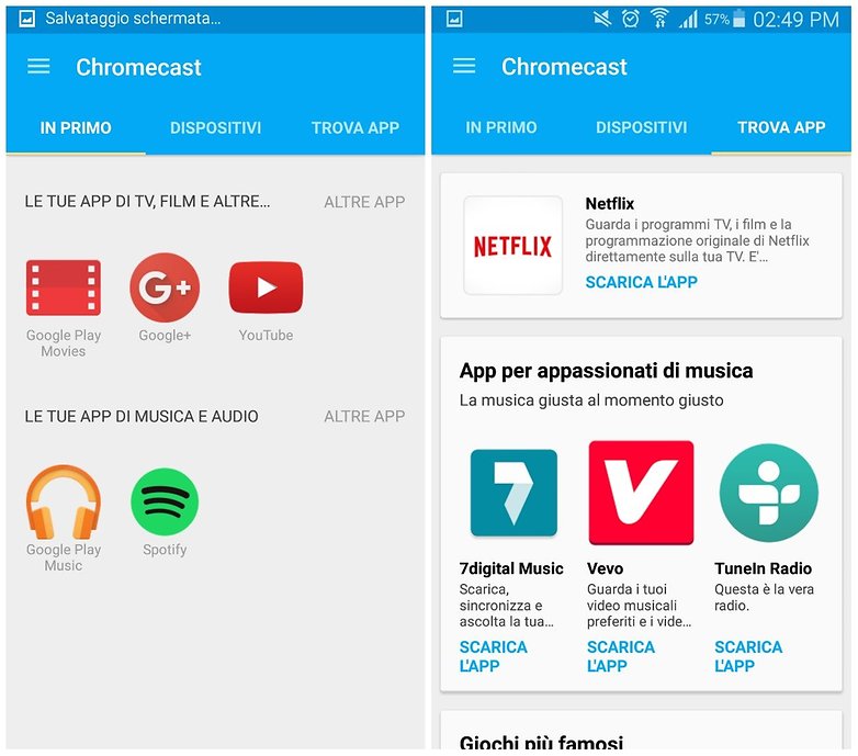 chromecast app IT