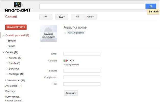 contatti uno