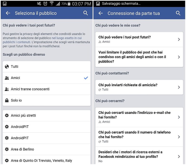 facebook security ita