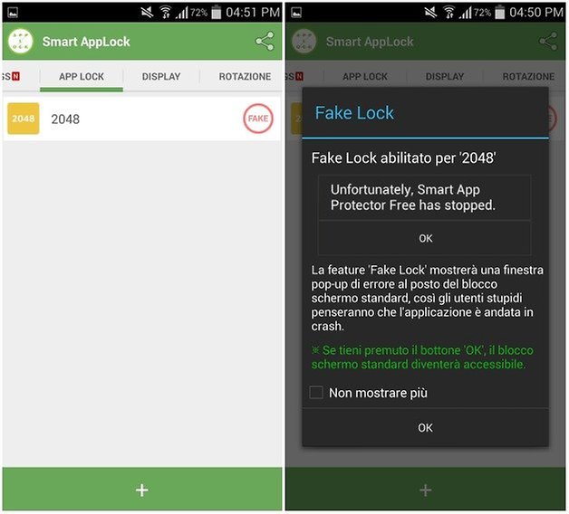 fake lock
