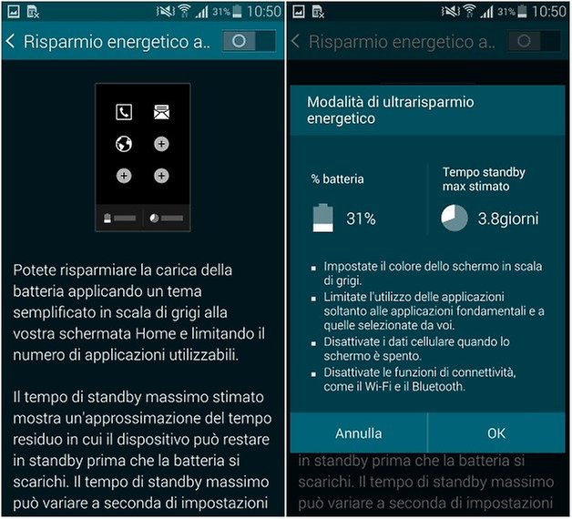 galaxy s5 risparmio