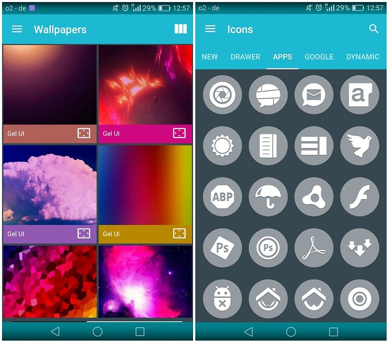 gel icons