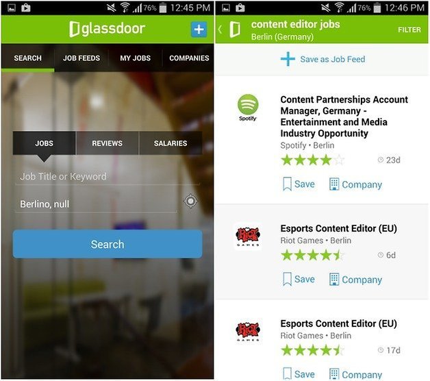 glassdoor app