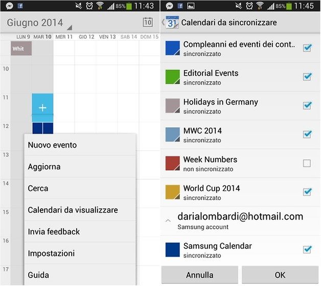 google calendar uno