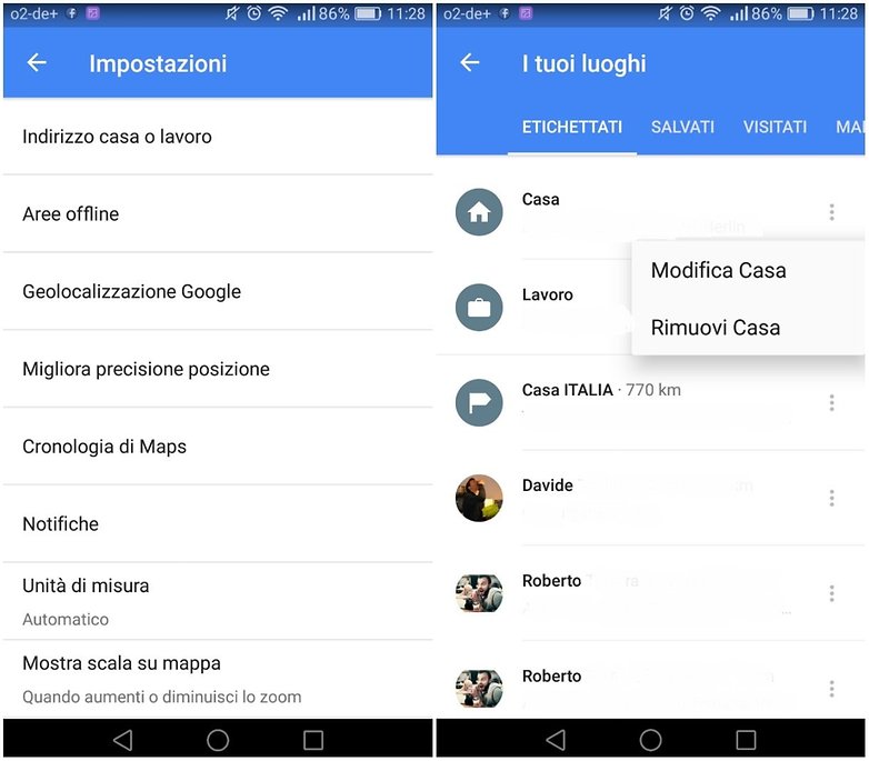 google maps miei luoghi