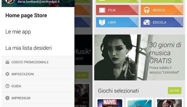 Android L: il Material design arriva nel Play Store