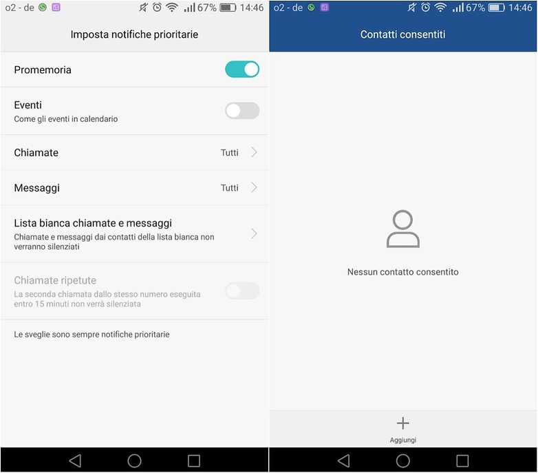 honor 7 non disturbare