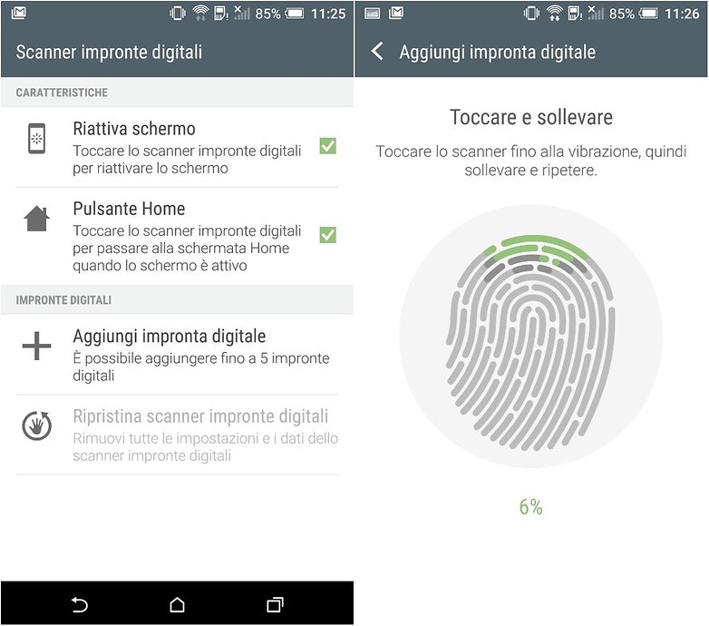htc one a9 fingerprint