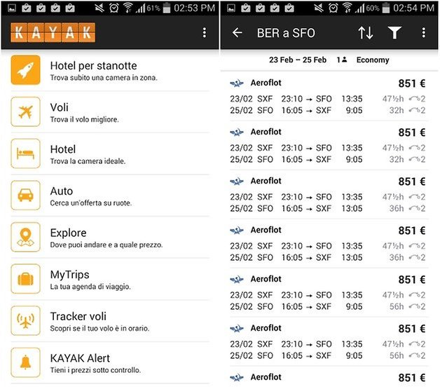 kayak app