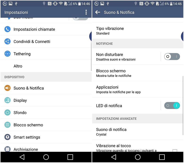 lg g4 suoni led