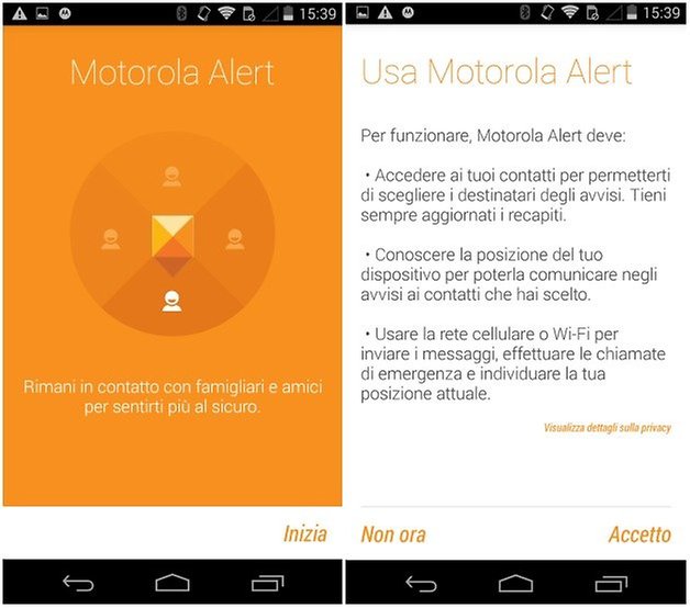 moto g alert