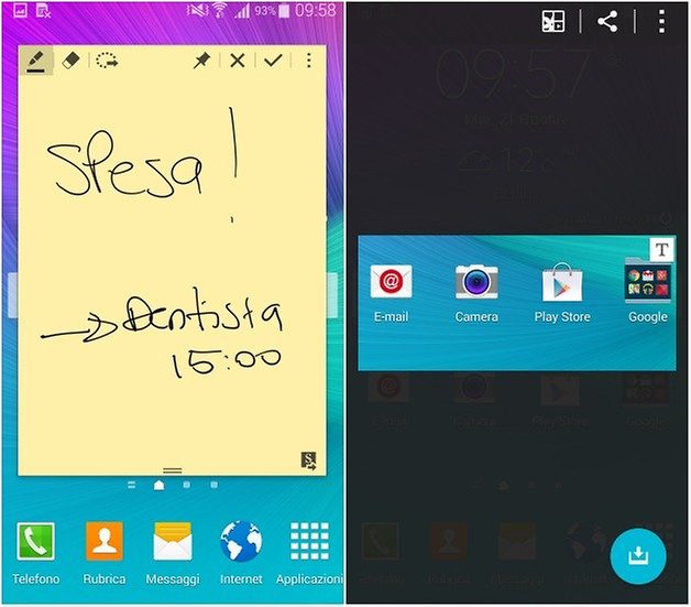 note 4 funzioni