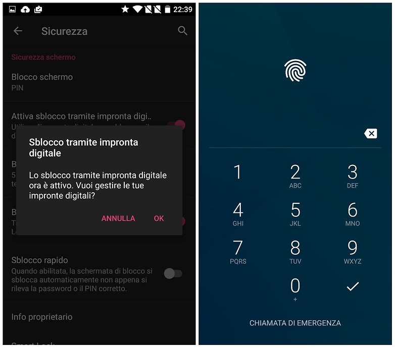 oneplus 2 fingerprint ITA
