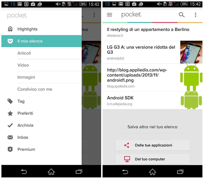 pocket app