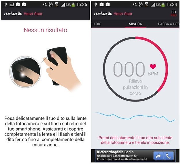 runtastic heart rate