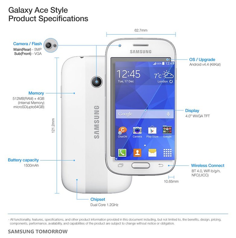 samsung ace style