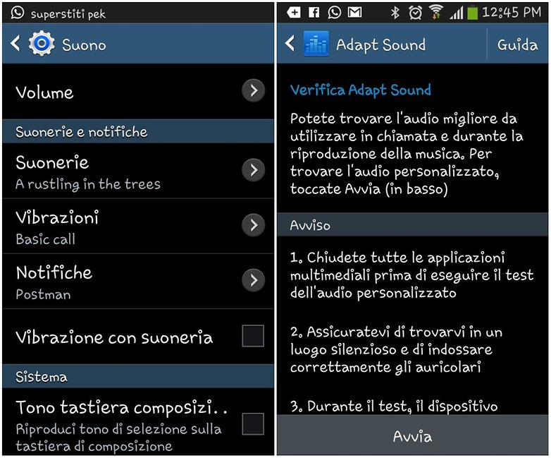 samsung galaxy s4 mini volume ITA