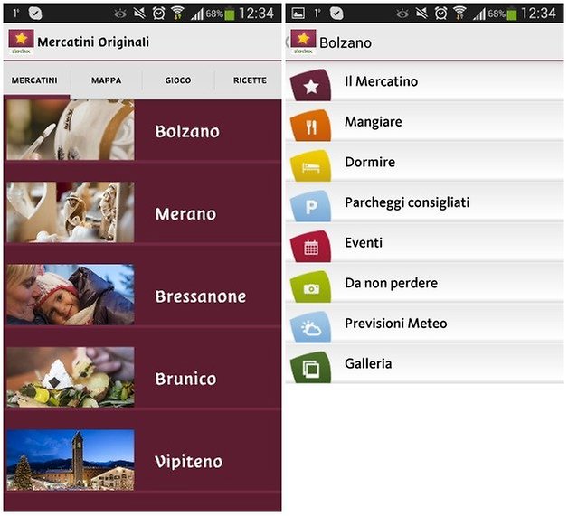 screenshot mercatini natale