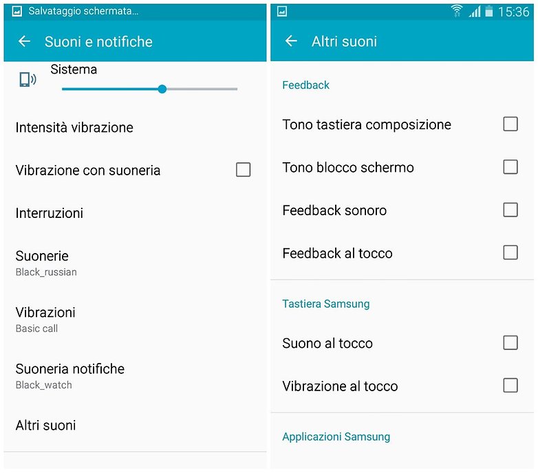 suoni notifiche galaxy s4