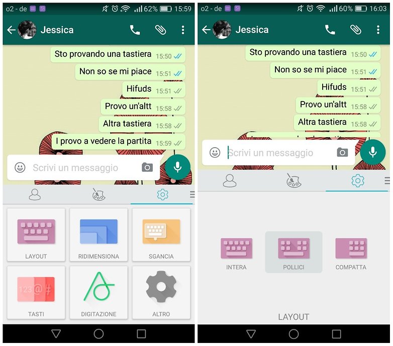 swiftkey layout