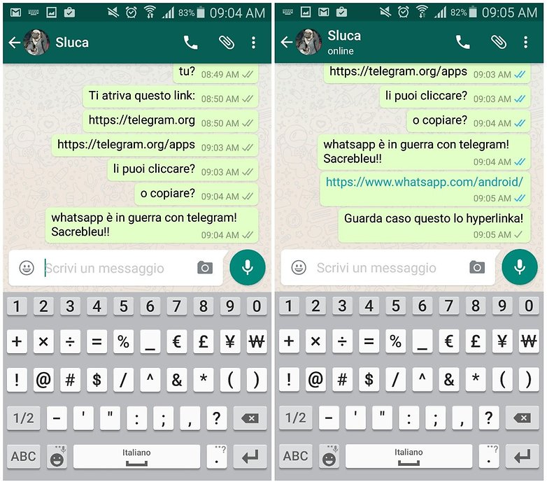 whatsapp telegram guerra