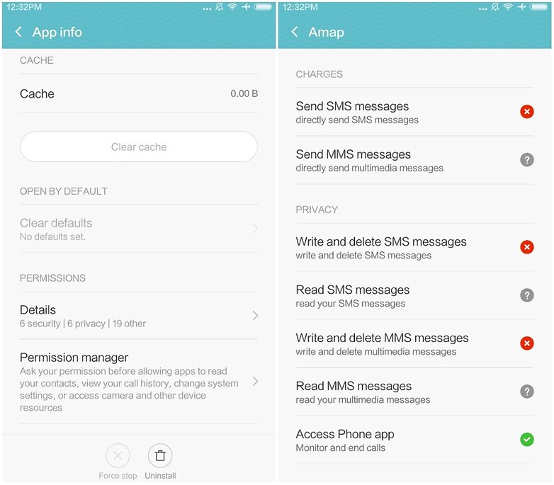 xiaomi mi5 permessi