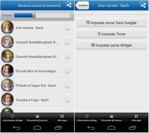 scaricare suonerie musica classica