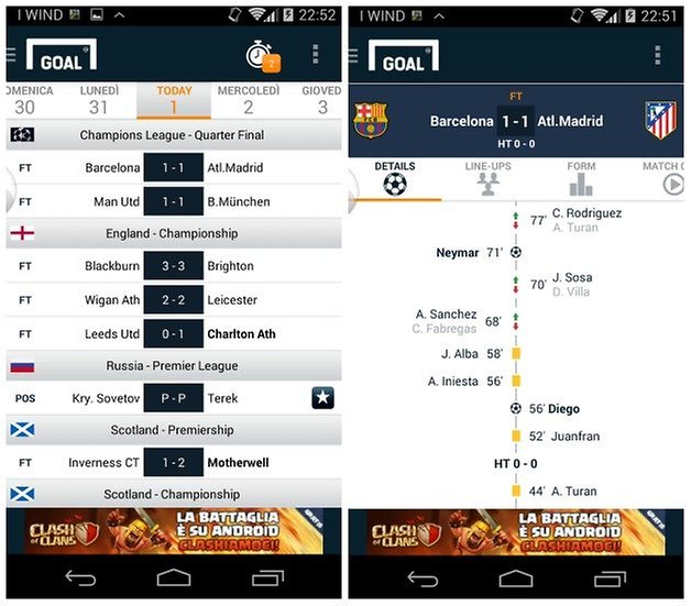 goal live