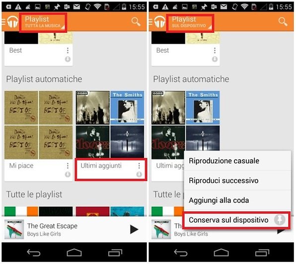 MUSICA COMPRATA SU GOOGLE PLAY SCARICA