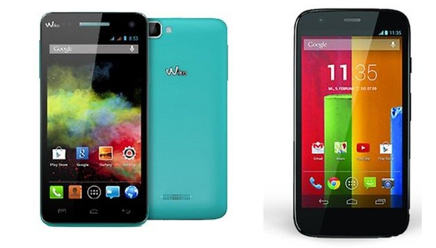 Moto G vs Wiko Rainbow: sfida tra due smartphone di fascia media