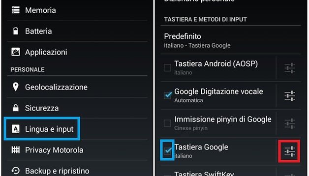 Tastiera Google: numeri e Material design