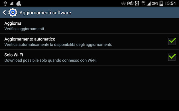 aggiornamenti firmware note 8 0