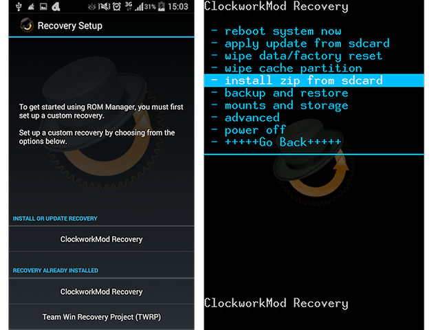 Установка clockworkmod recovery на наш планшет