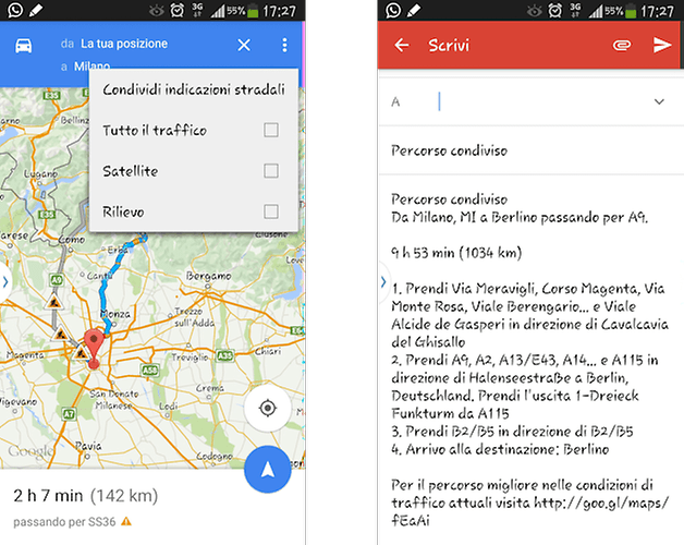 maps indicazioni