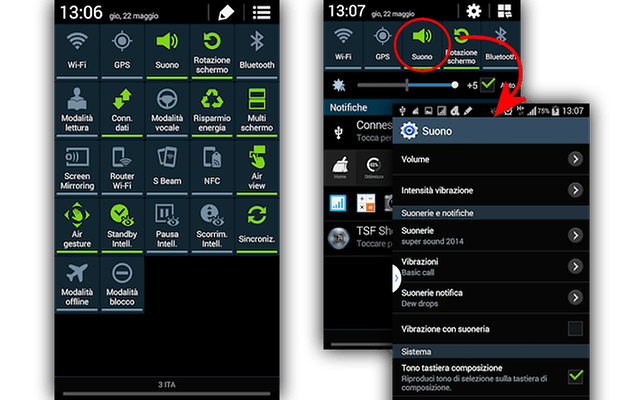 note 3 notifiche