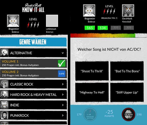 RocknRoll Knowitall gameplay