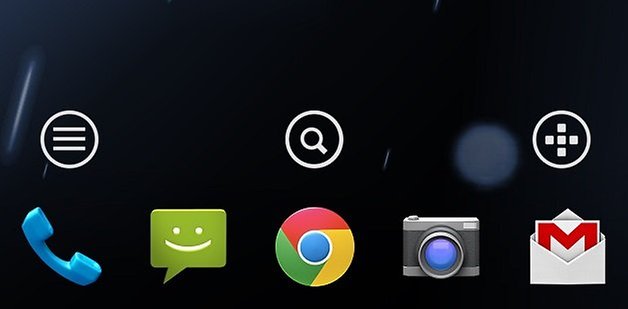 Terrain Home Sidebar Search dock