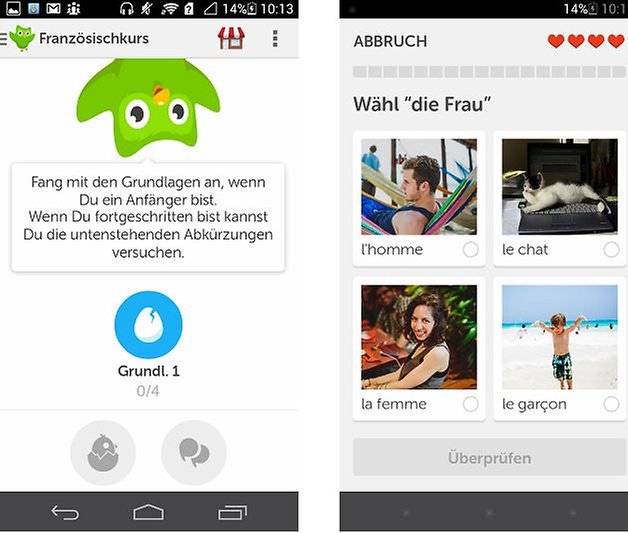 duolingo franzoesisch lernen