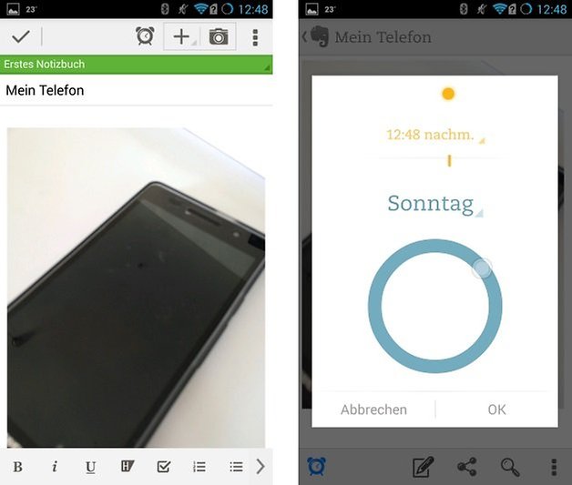 evernote eintraege verwalten erstellen