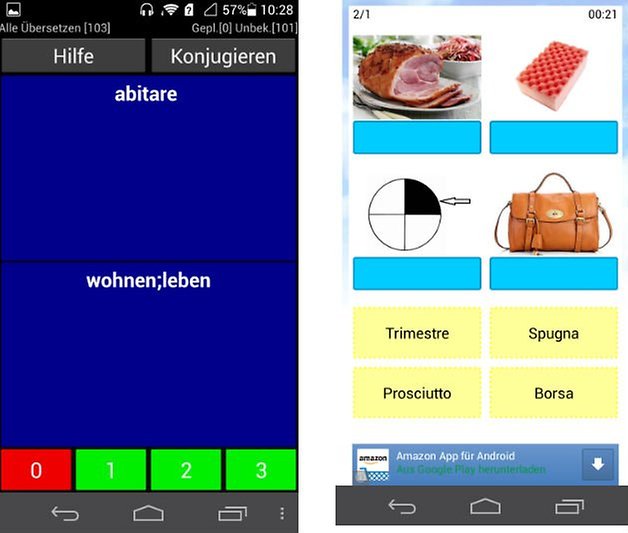 italienischer verb trainer app