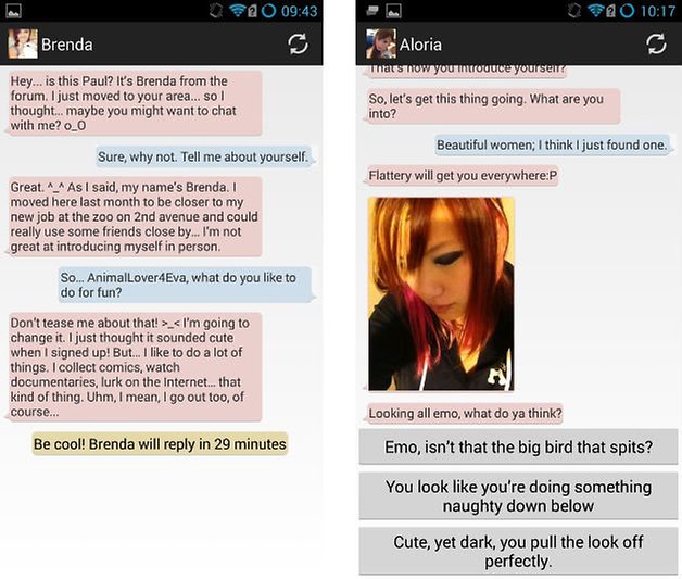 phoney girlfriend chatlog