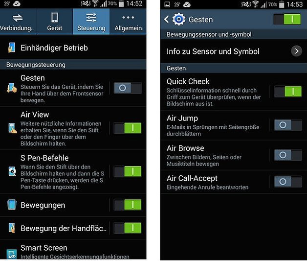 samsung galaxy note 3 quick check