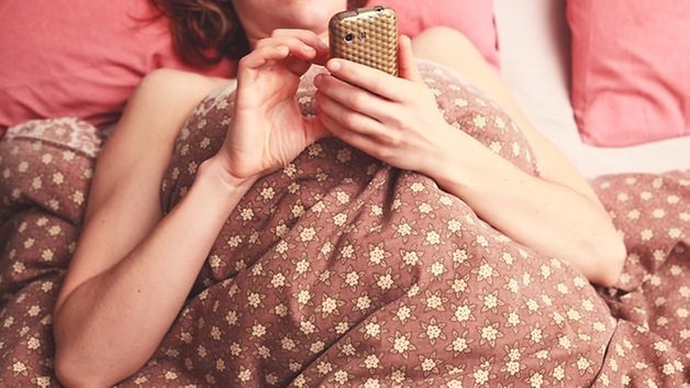 smartphone bed