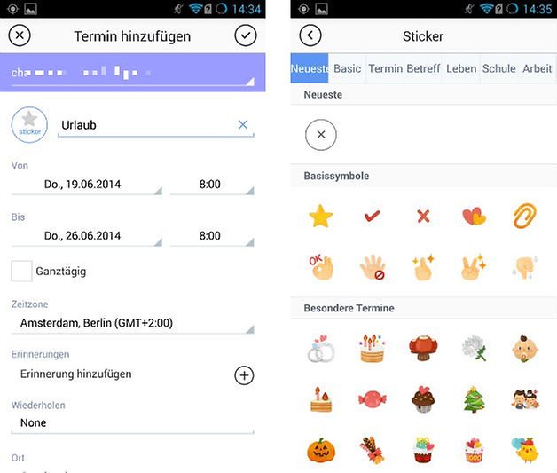 solcalendar termin erstellen