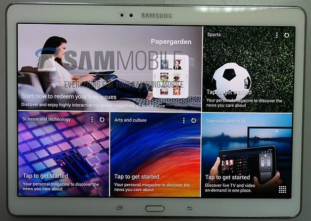 tab s 105 front