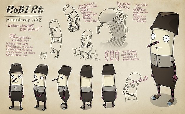 the inner world game Modelsheet Robert