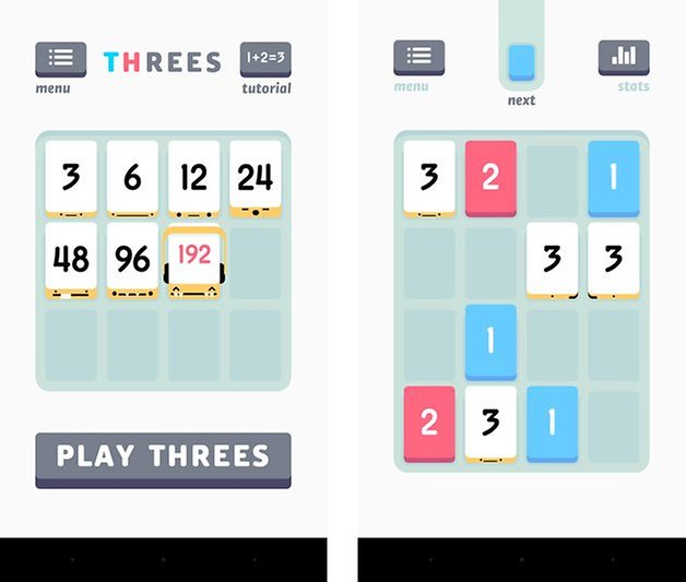 threes screenshot android