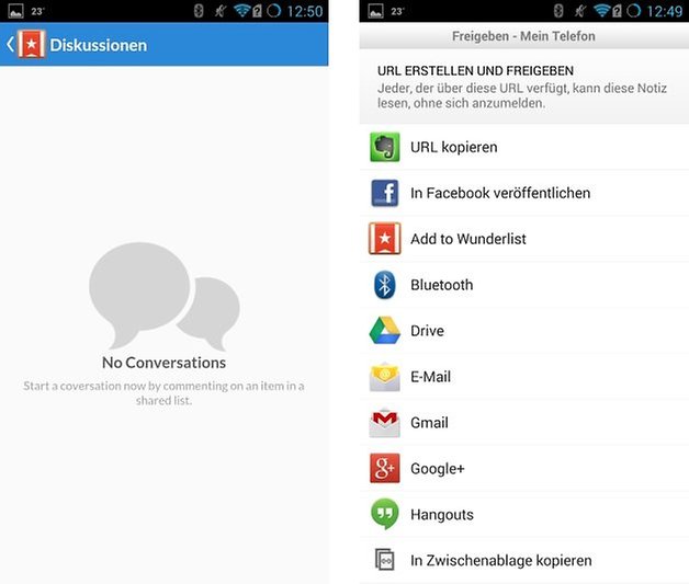wunderlist evernote vergleich sonstiges